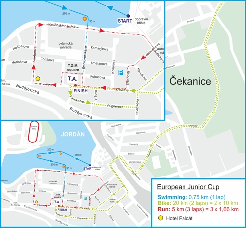 Maps of European Junior Cup, Tábor CZ