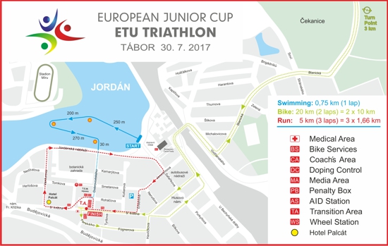 Maps of European Junior Cup, Tbor CZ